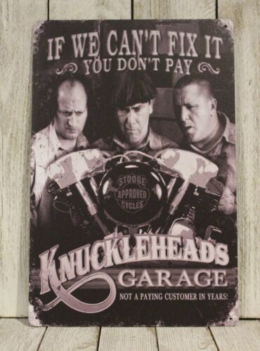 Targa in metallo Knuckleheads  - Auto Repair Shops recensione e prezzo