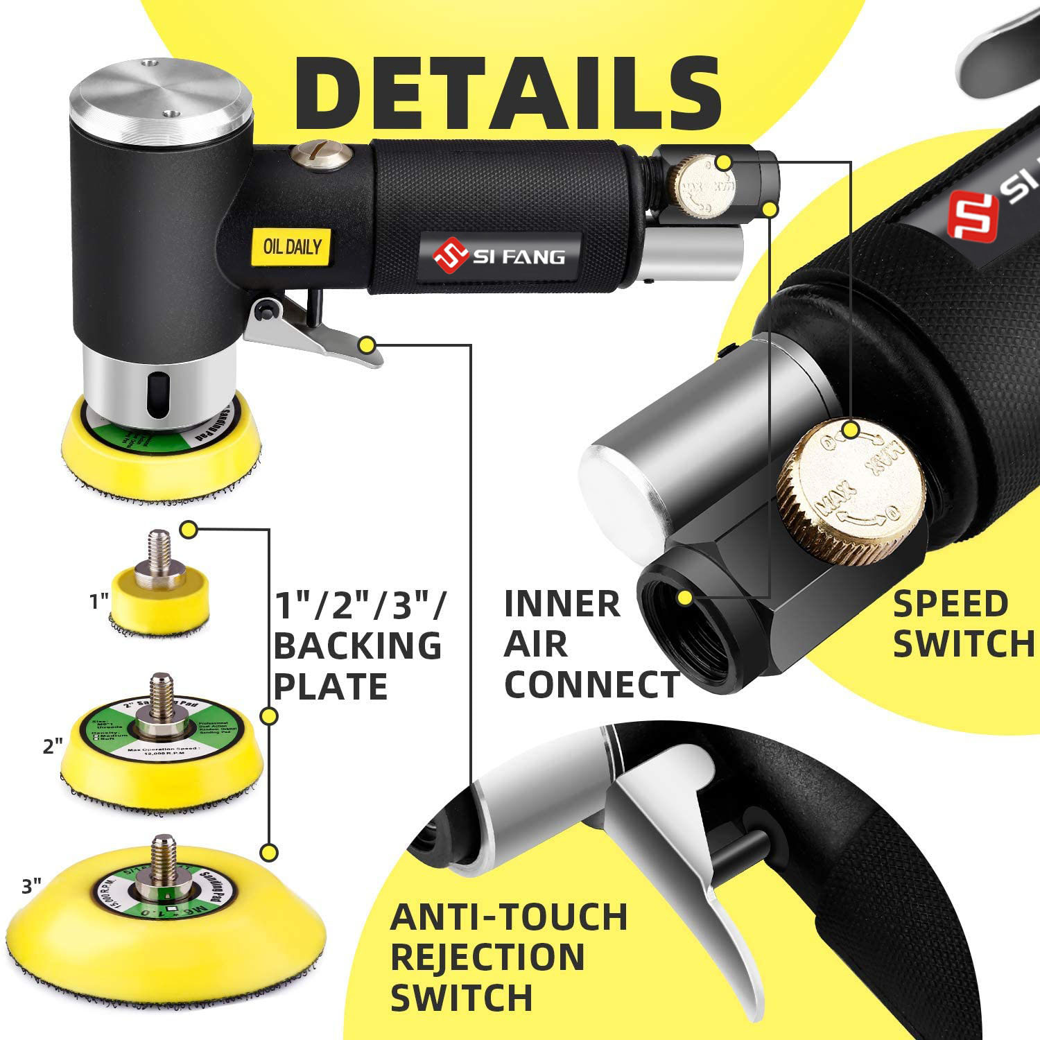 Levigatrice ad aria orbitale M - Orbital Polisher Da recensione e prezzo