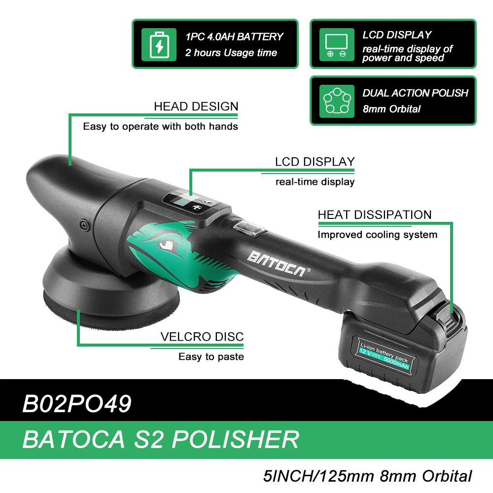 BATOCA S2 Lucidatrice per Auto - Orbital Polisher Da recensione e prezzo