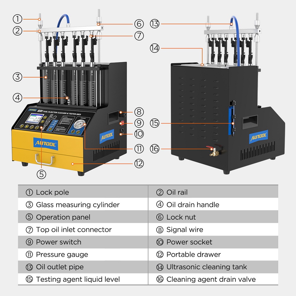 AUTOOL CT500 GDI EFI FEI Pulit - Fuel Injector Tester recensione e prezzo