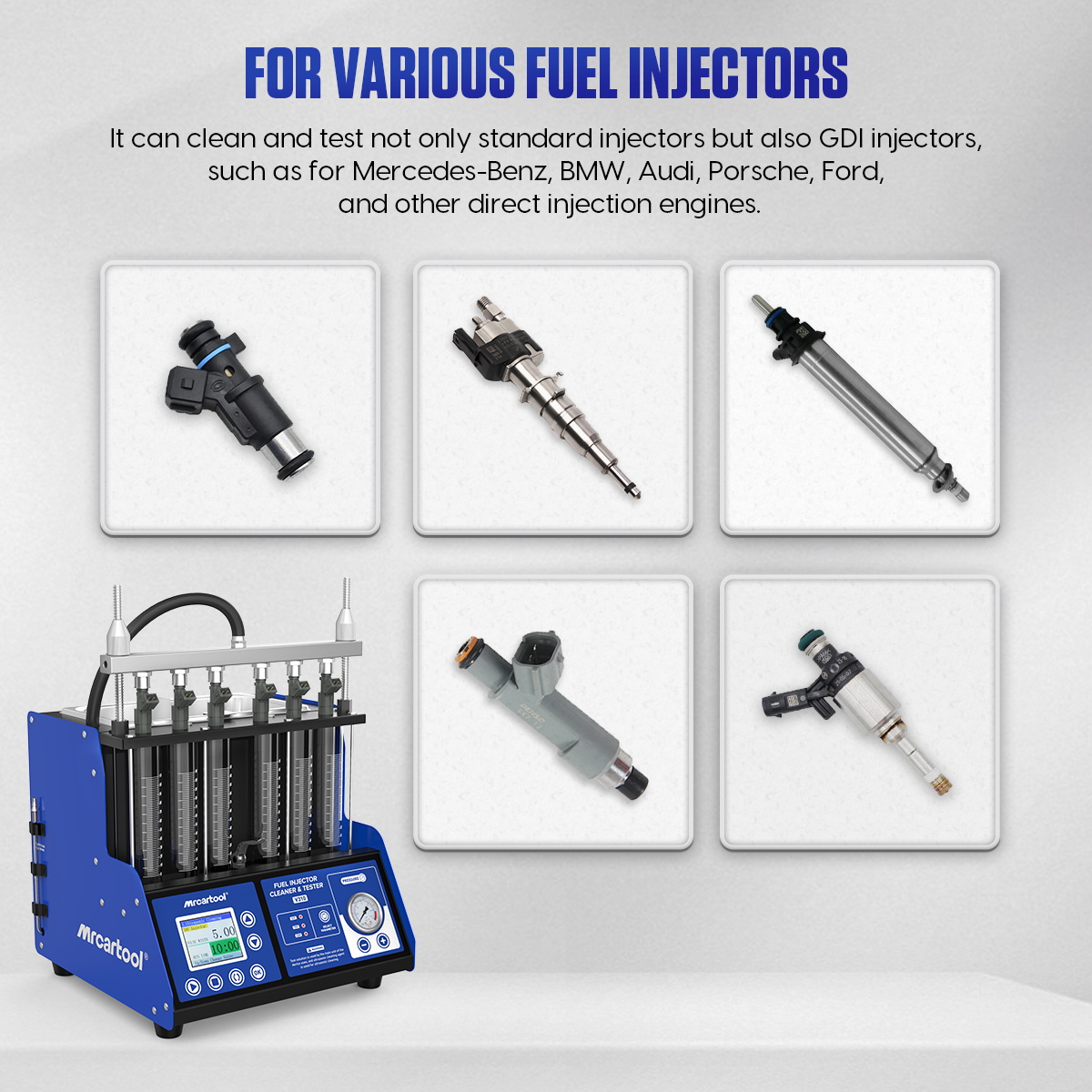 MR CARTOOL V310: dispositivo p - Fuel Injector Tester recensione e prezzo