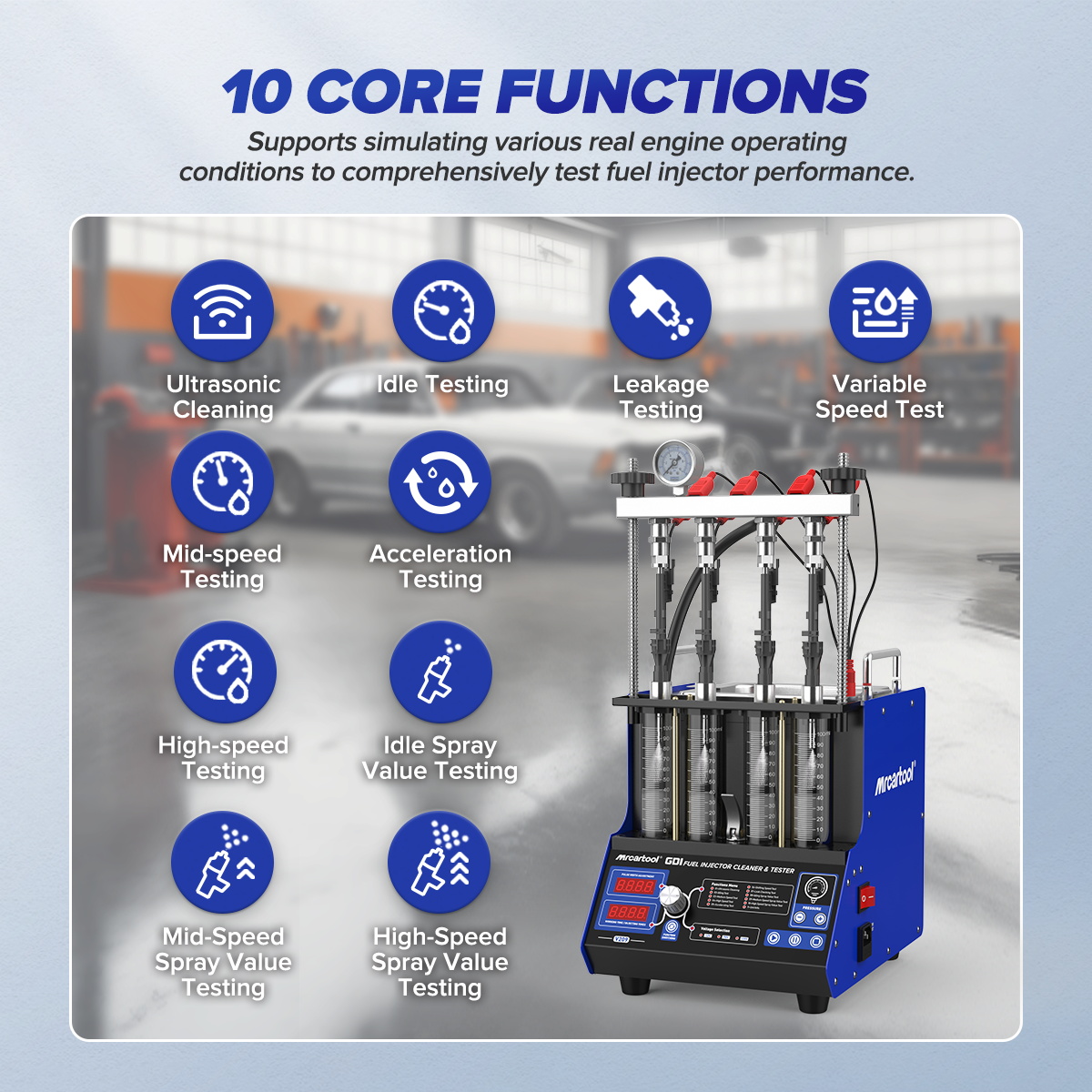 MR CARTOOL V209 GDI EFI FEI Ma - Fuel Injector Tester recensione e prezzo