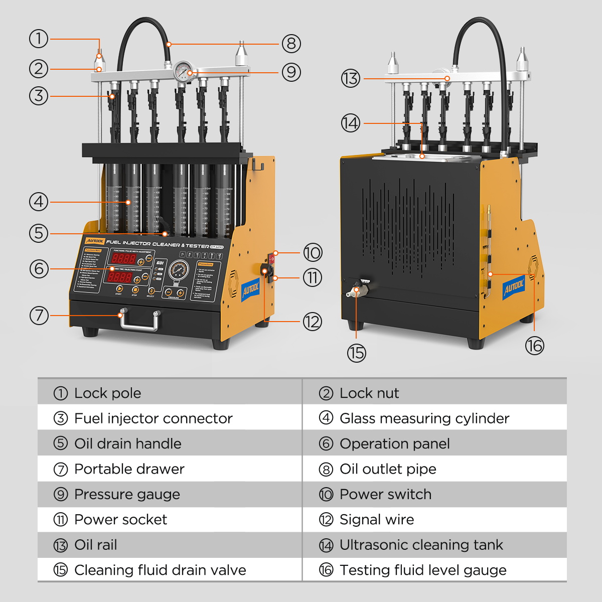 AUTOOL CT400 Auto GDI EFI FEI  - Fuel Injector Tester recensione e prezzo