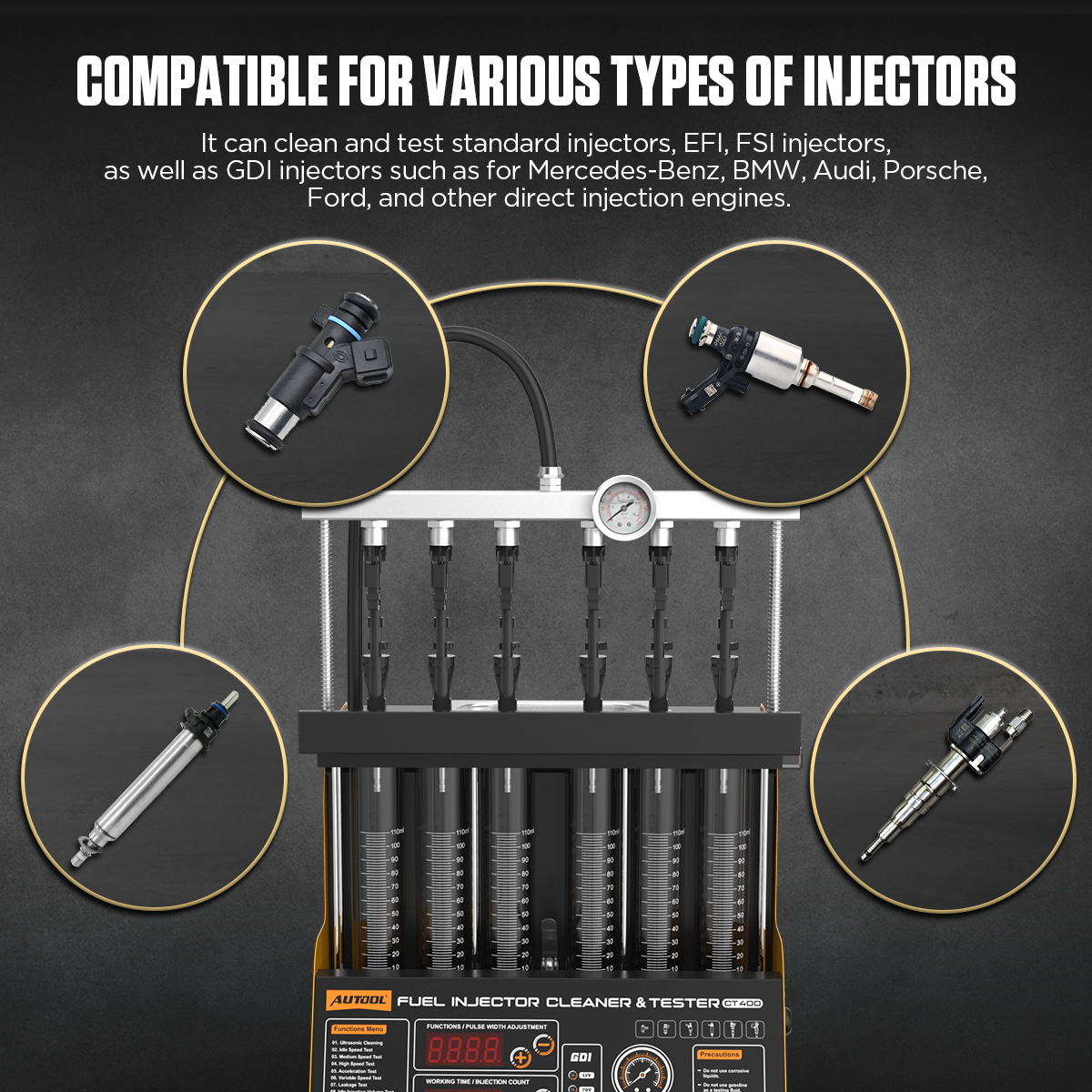 AUTOOL CT400 Macchina per Puli - Fuel Injector Tester recensione e prezzo